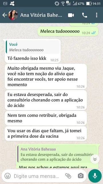 Captura de mensagem enviada por cliente no WhatsApp